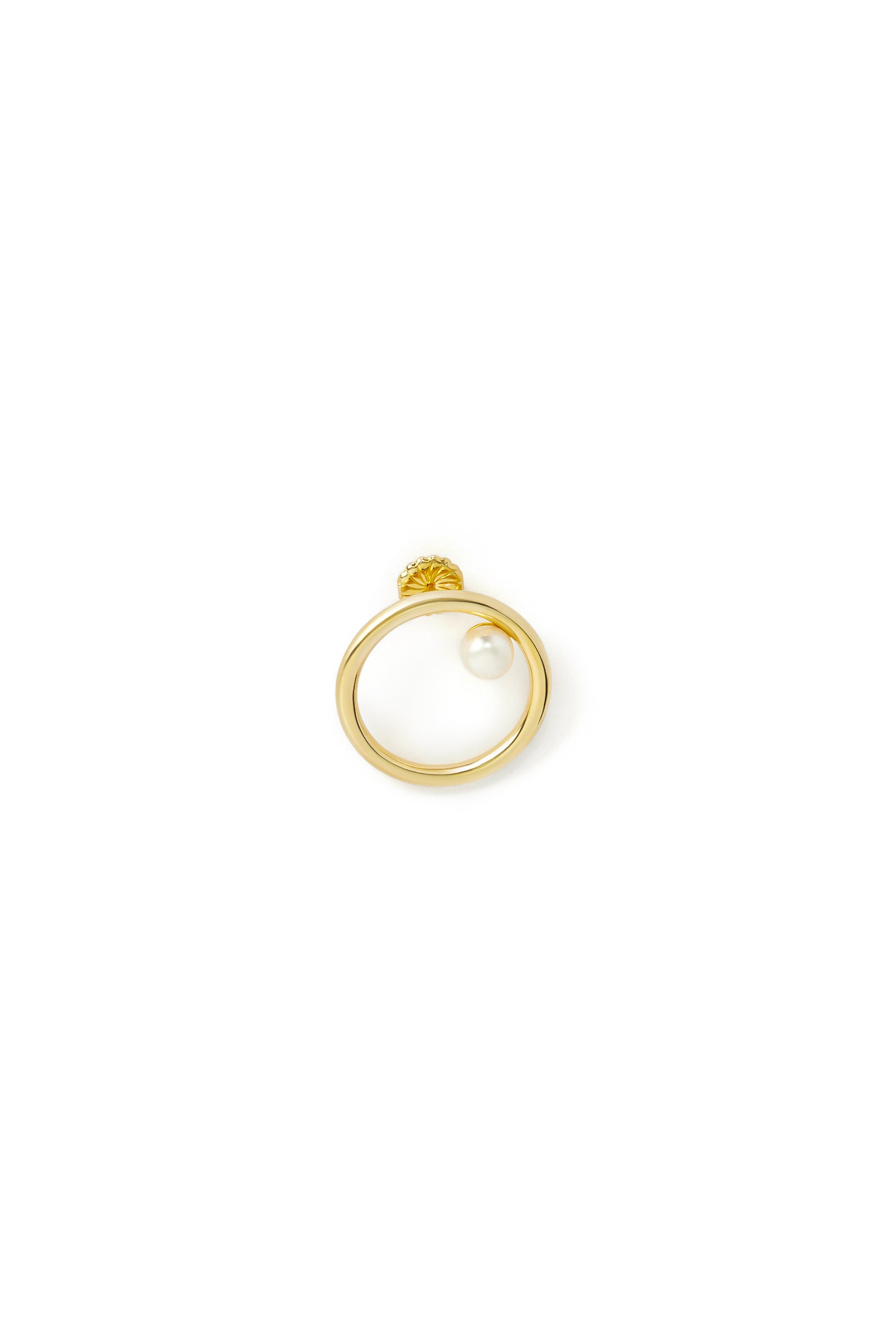 Allegra Pearl Earring - Gold Vermeil