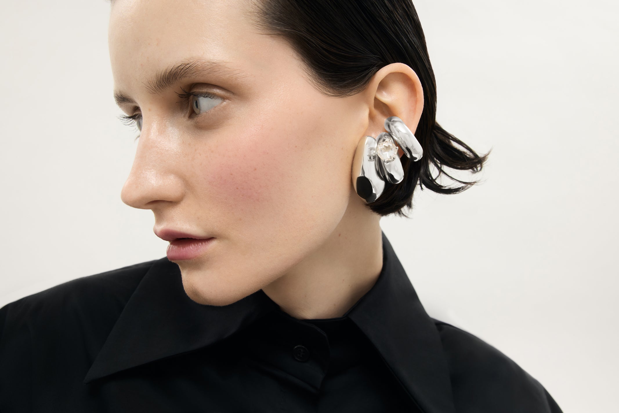Aya Ear Cuff - Silver