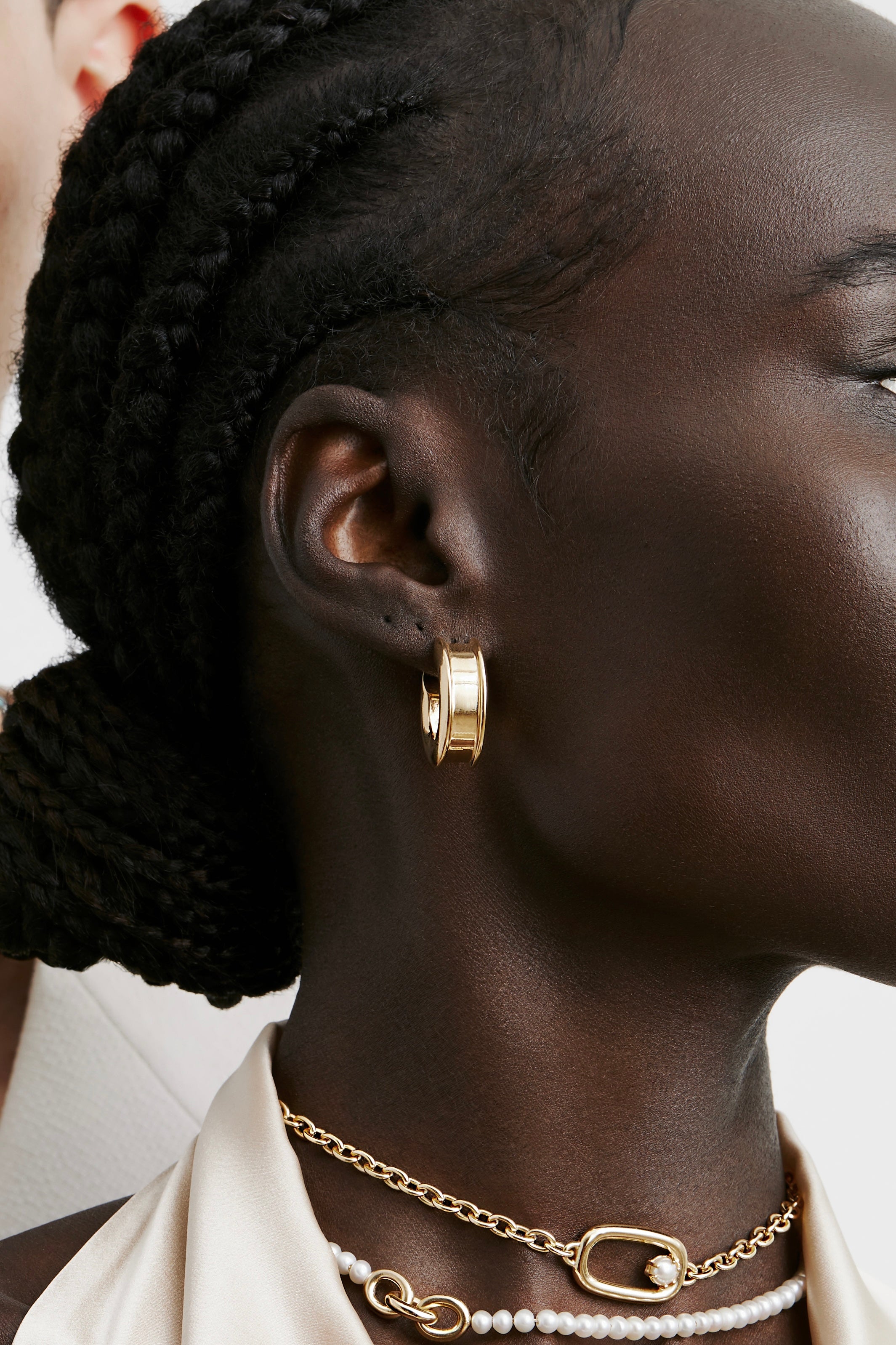 Demi Hoop Earrings - Gold Plated