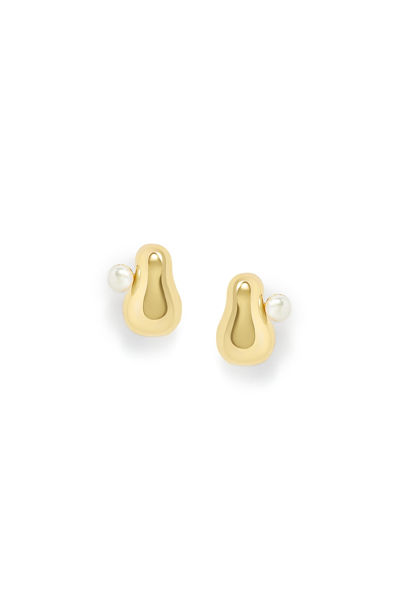 Mina Pearl Earrings - Gold Vermeil