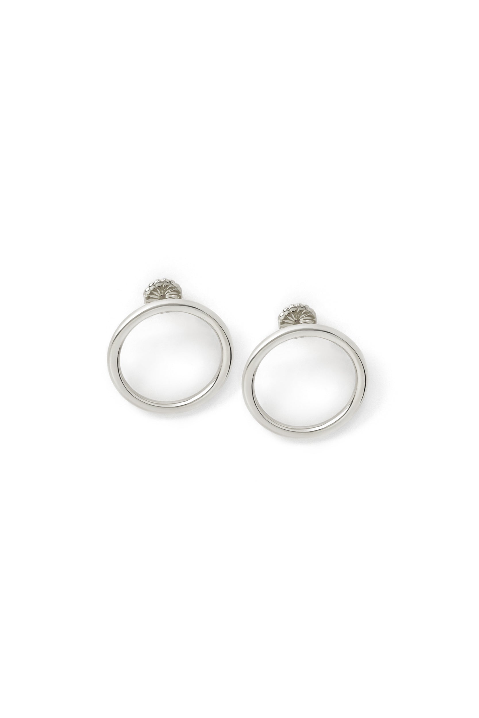 Allegra Earrings - Rhodium Vermeil