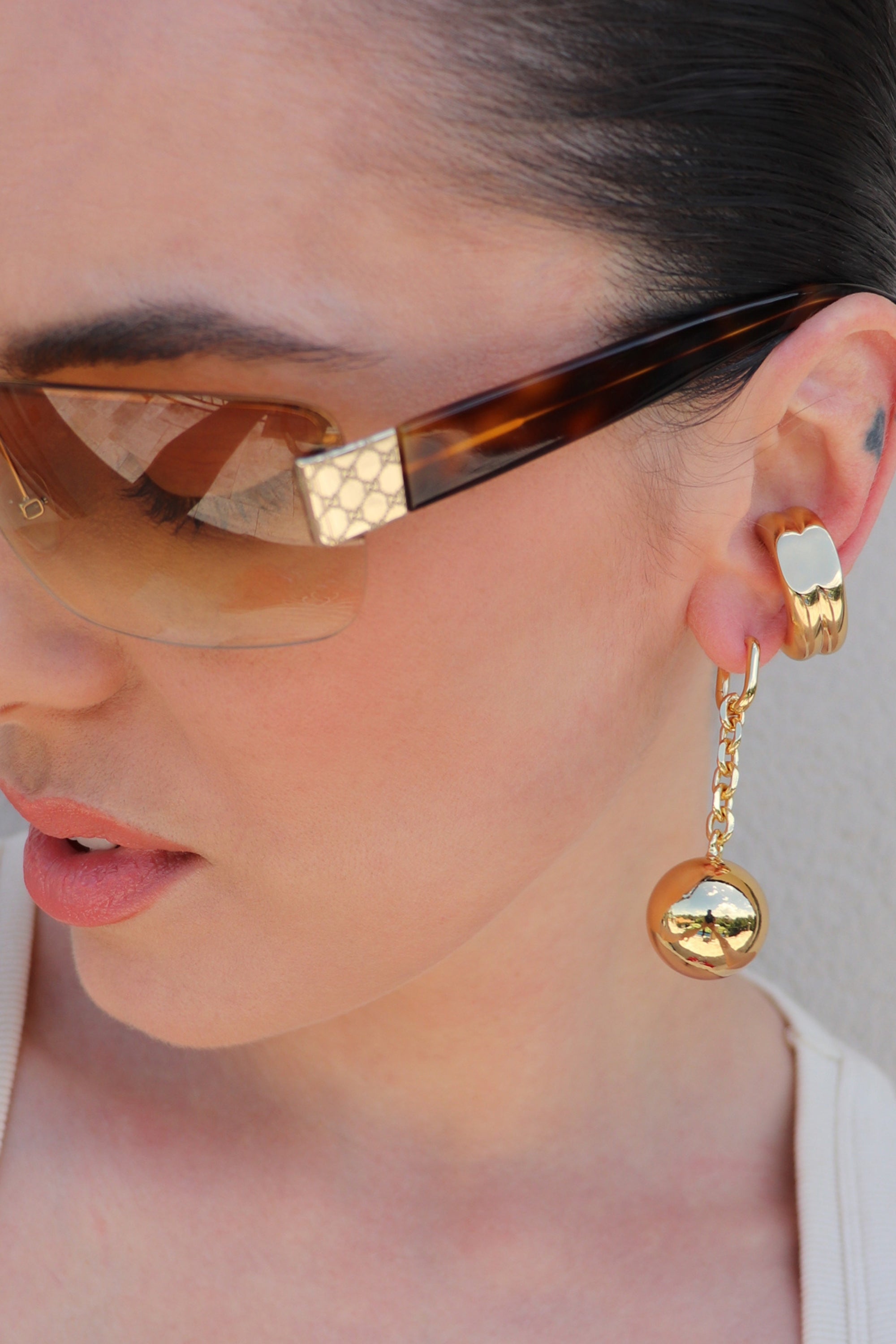 Loren Modular Earrings - Gold