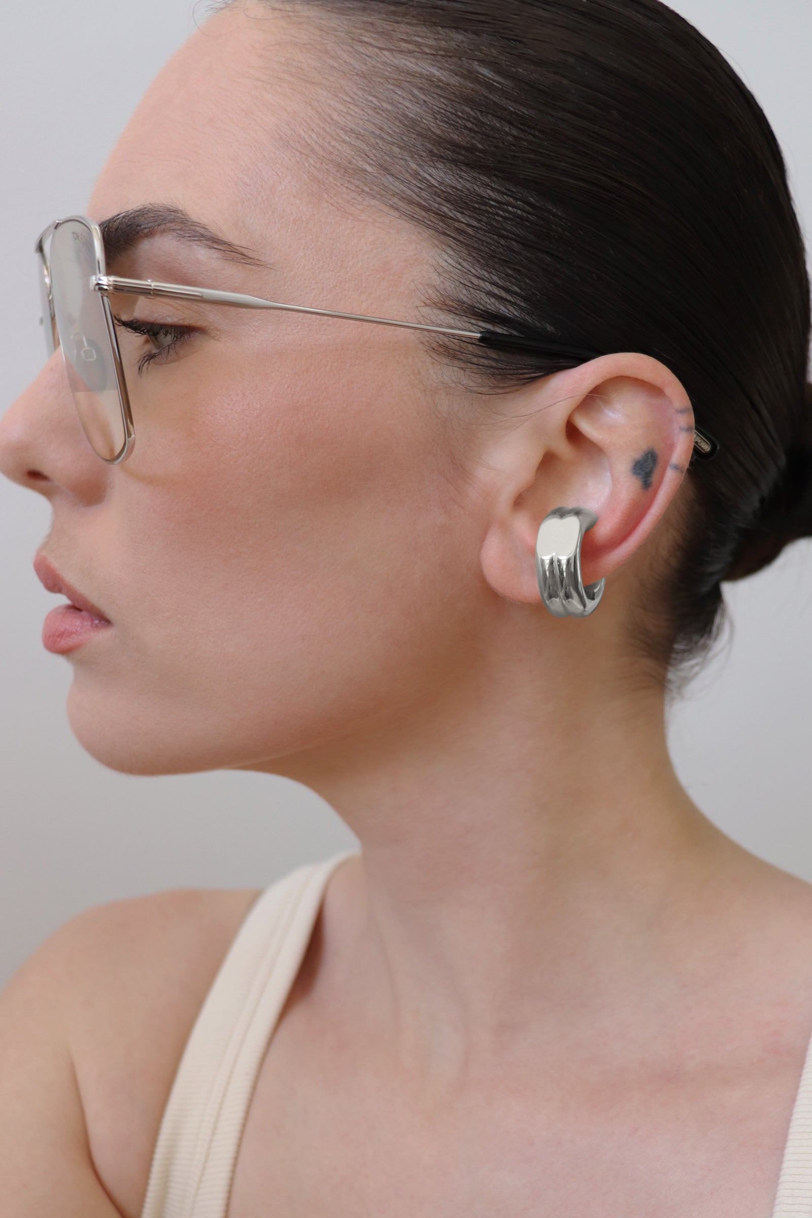 Tori Ear Cuff - Silver