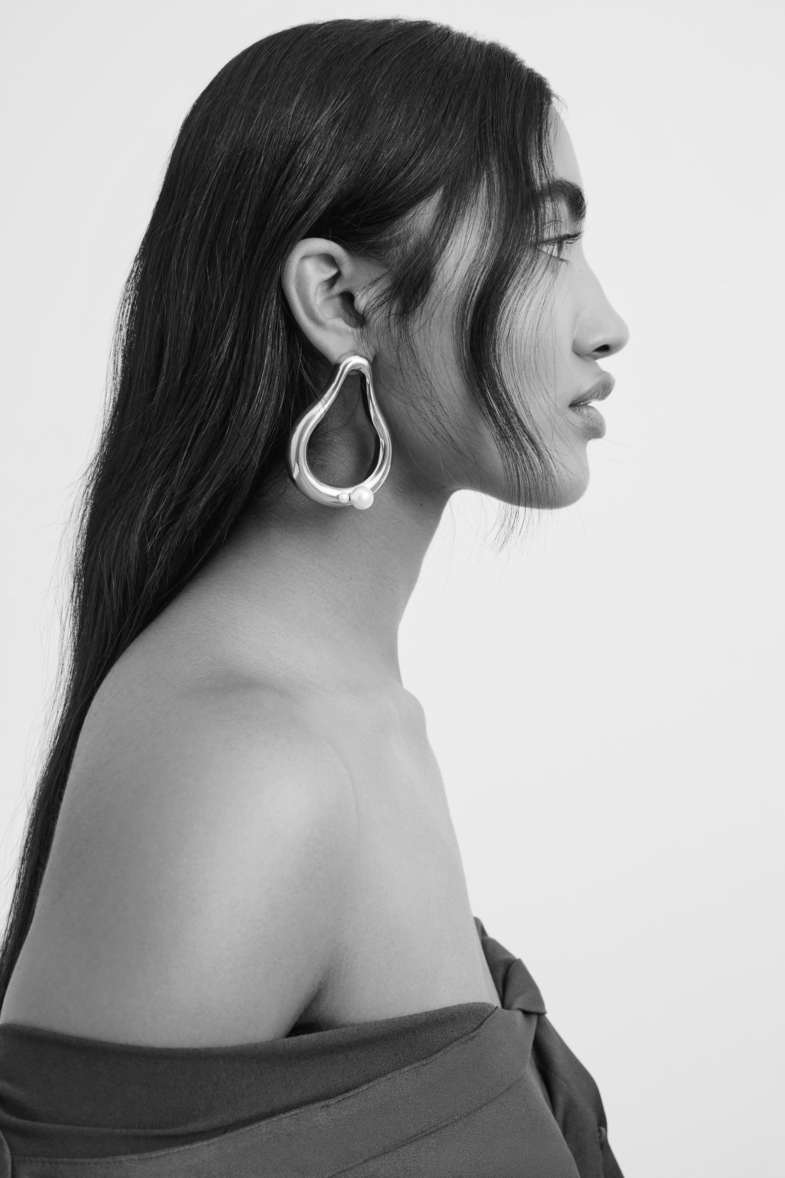 Amelie Pearl Earring - Gold Plated