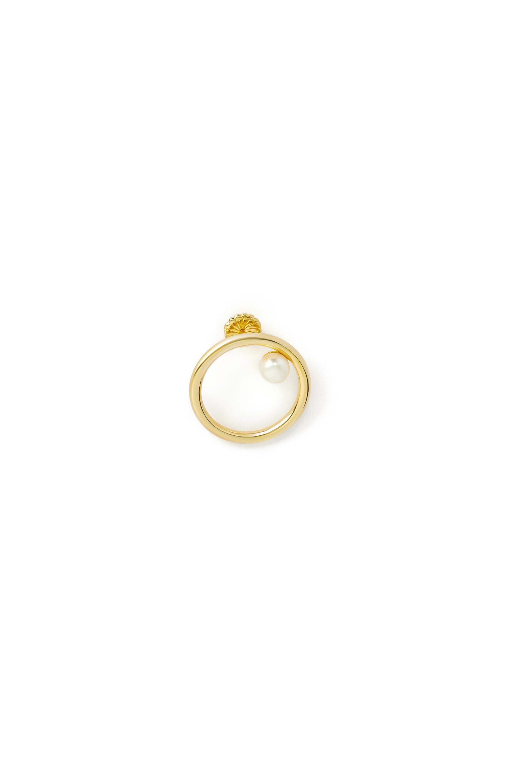 Allegra Pearl Earring - Gold