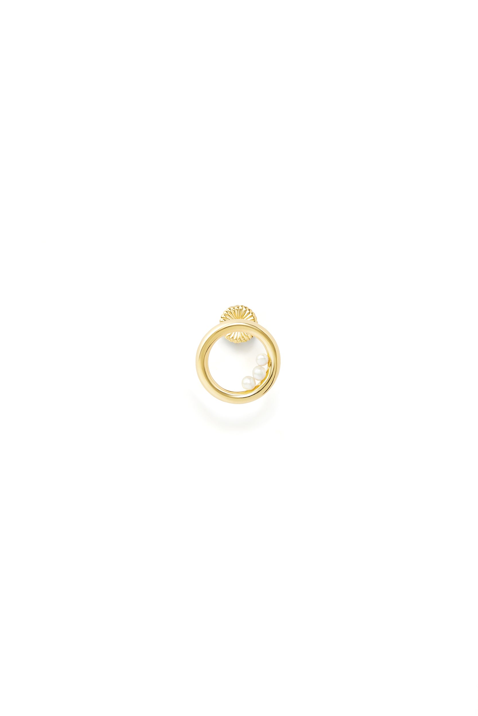 Rae Pearl Earring - Gold Vermeil