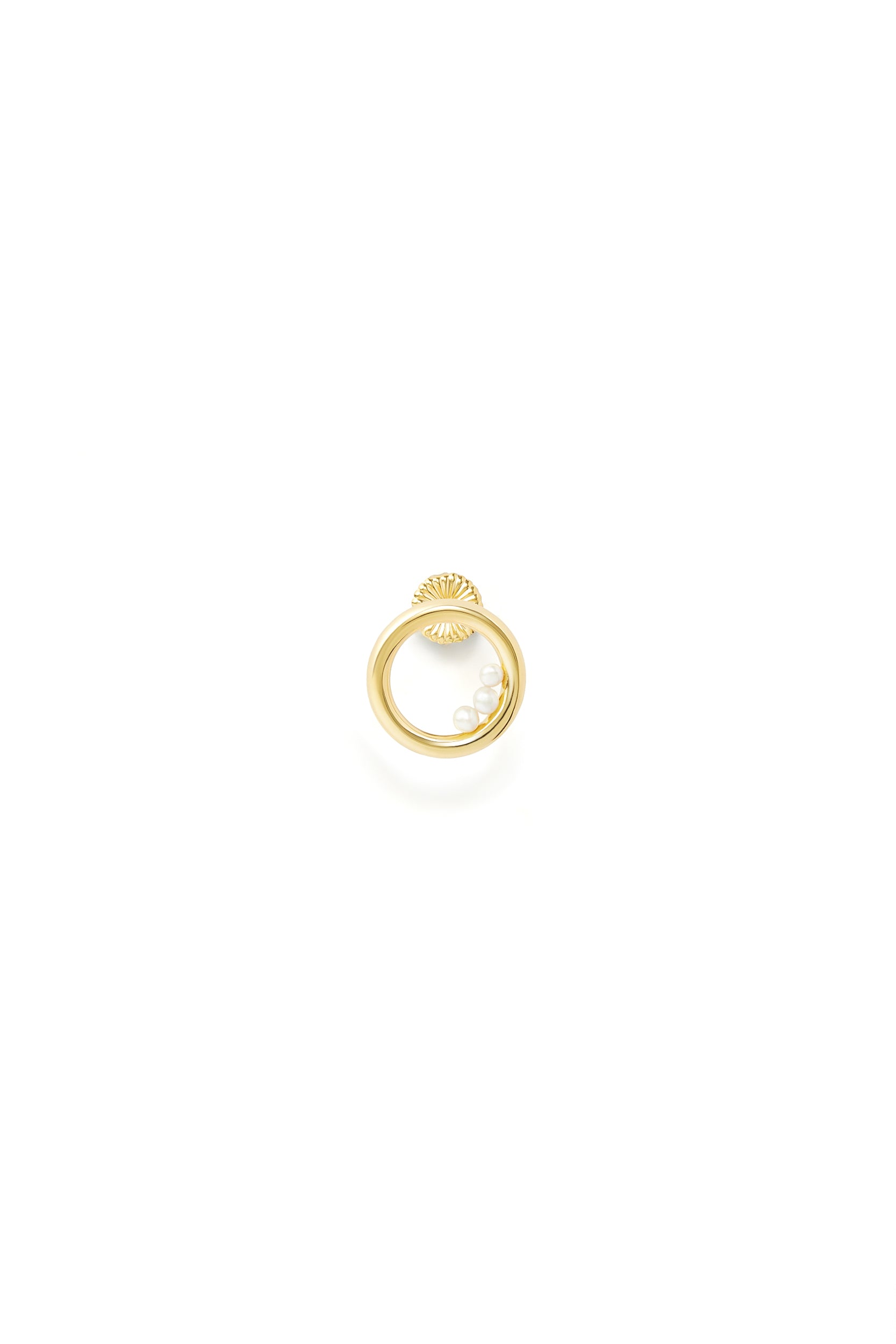 Rae Pearl Earring - Gold