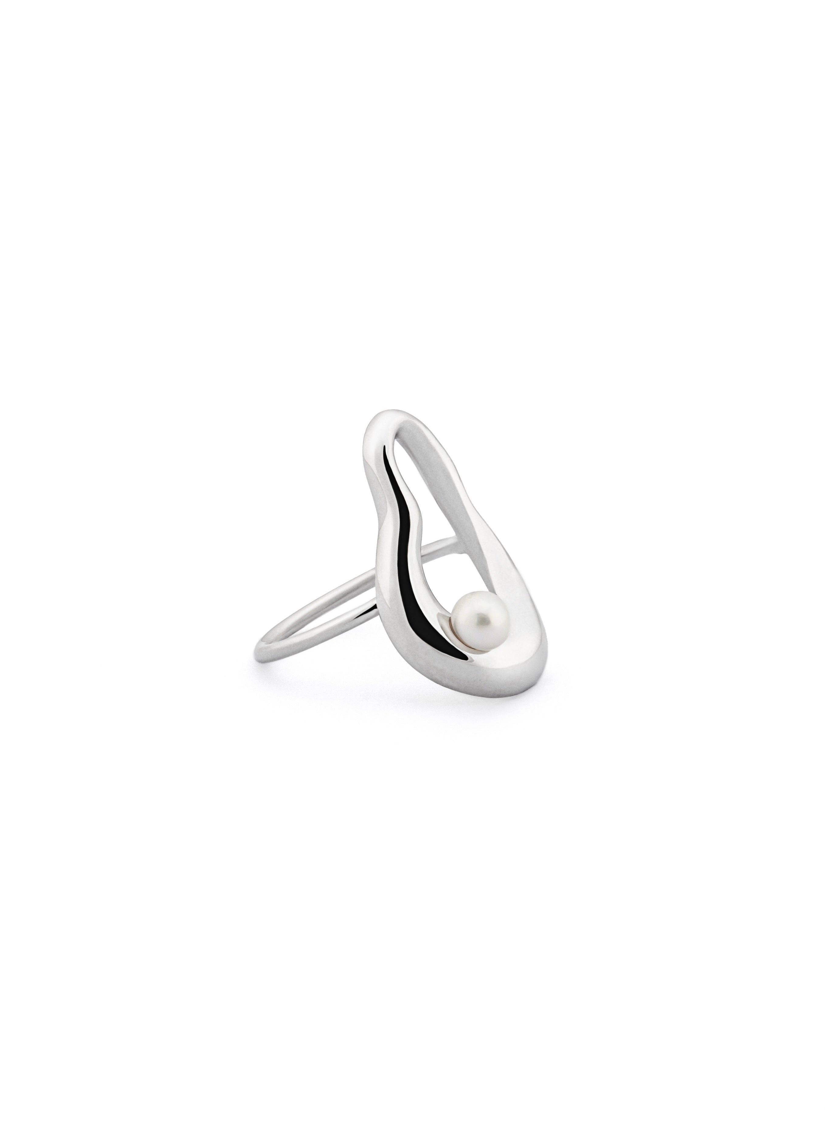 Vera Pearl Ring - Silver