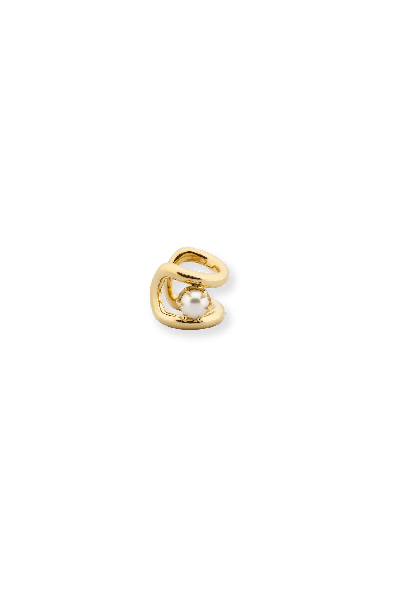 Harper Pearl Ear Cuff - Gold Plated