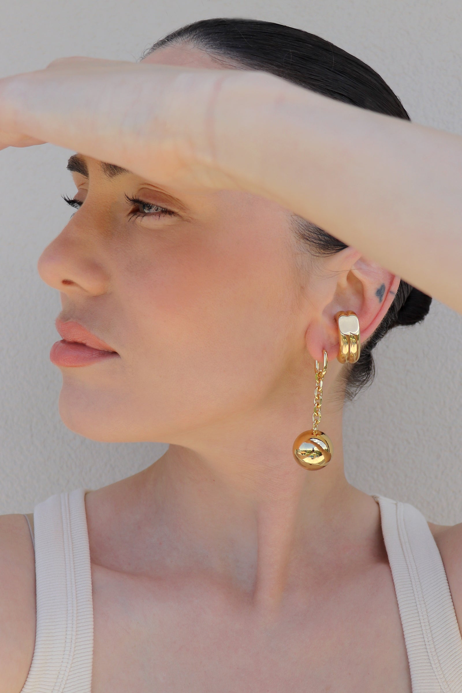 Loren Modular Earrings - Gold