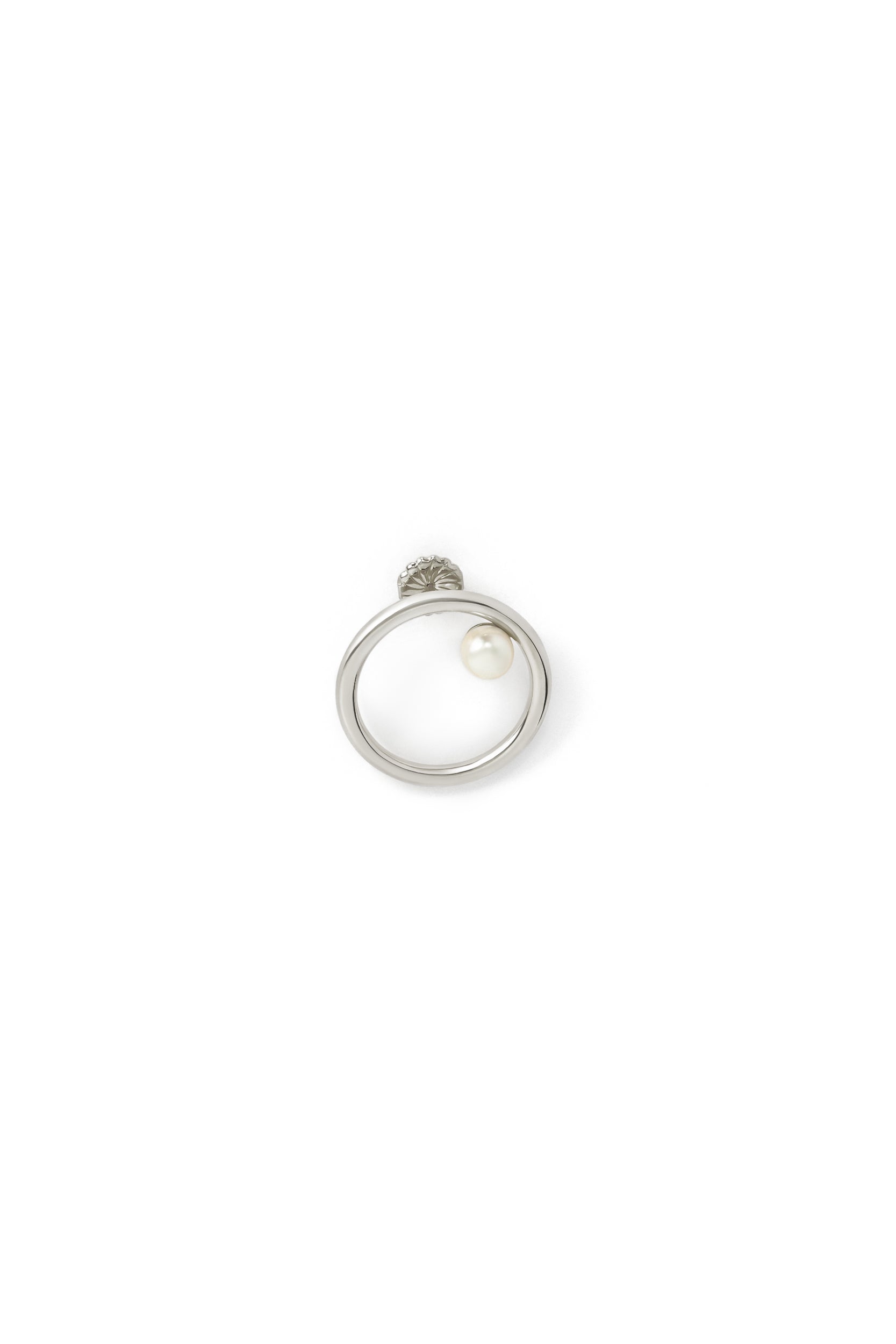 Allegra Pearl Earring - Silver